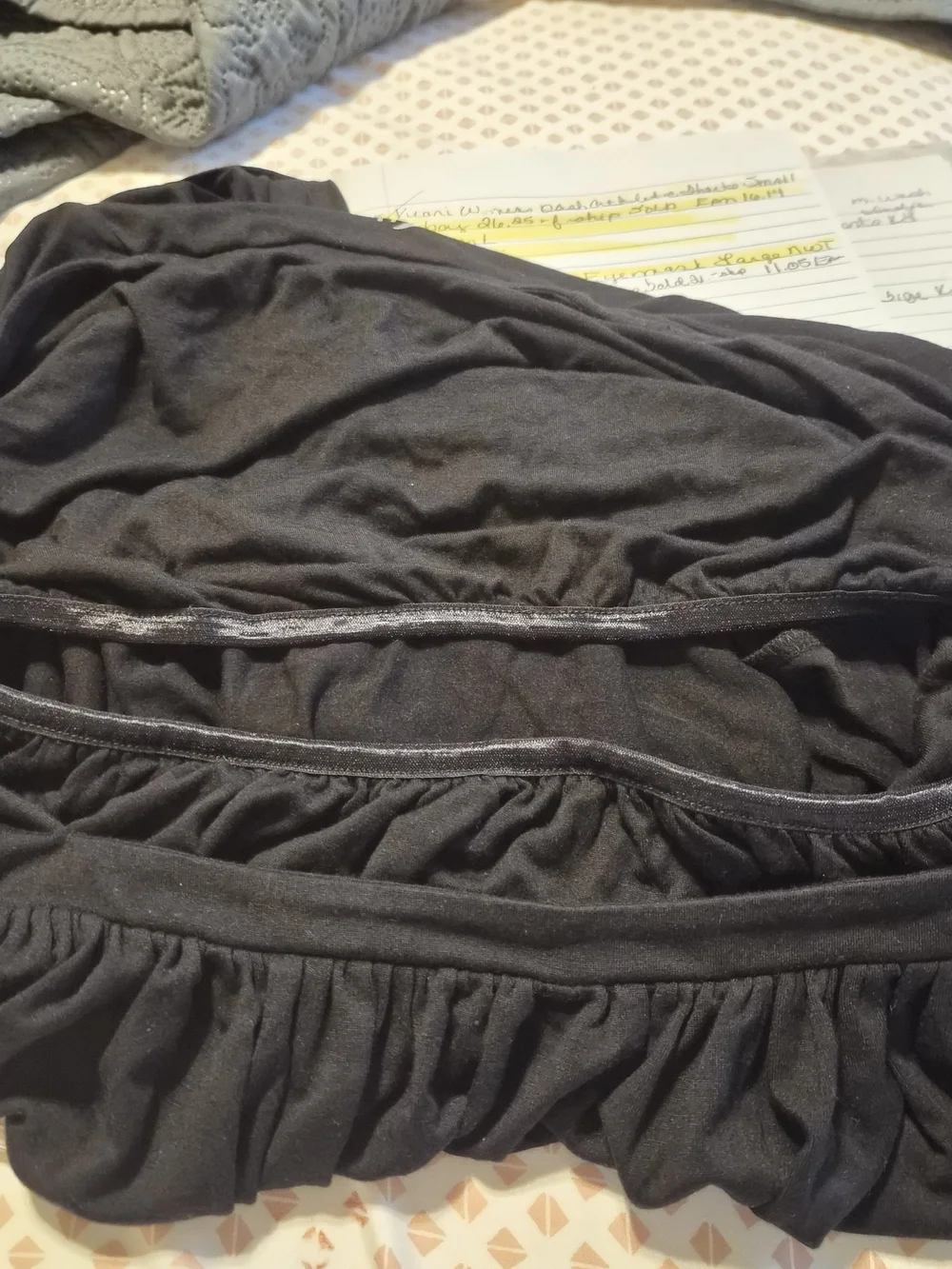​JJ WINKS Happy Hour Women's Black Top Made In USA NWOT XL